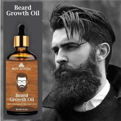 Bon Austin Natural Beard Growth Oil For Stimulating Fast Beard