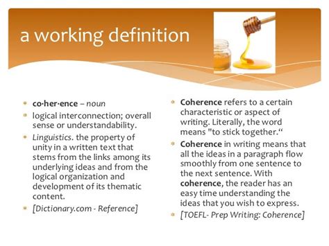 Coherence in Writing