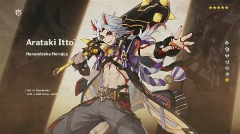 Arataki Itto Best Dps Build Gamedaim