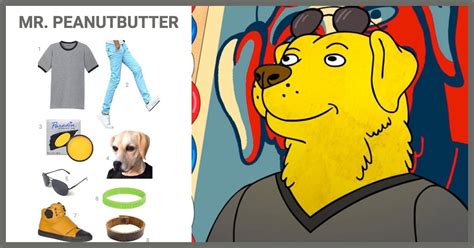 Dress Like Mr Peanutbutter Costume Halloween And Cosplay Guides