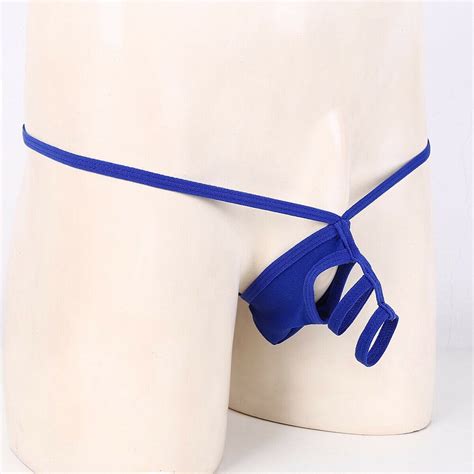 Men S G String Thong Bikini Open Briefs Sexy Comfy Breathable