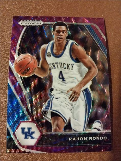 2021 22 Panini Prizm Draft Picks Purple Wave Prizm 97 Rajon Rondo