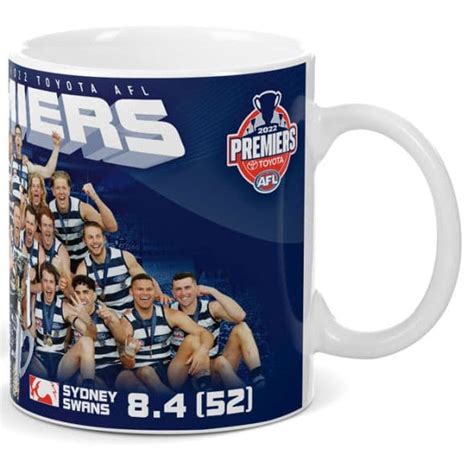 Geelong Cats 2022 AFL Premiers P2 Team Mug SavvySupporter