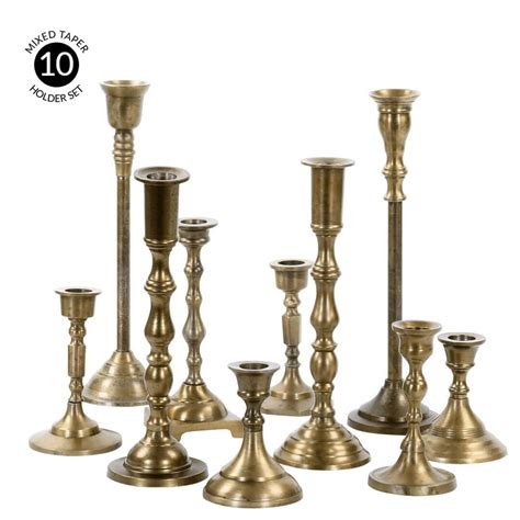 Gold Taper Candle Holder High Quality Koyal Wholesale