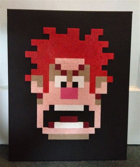 Huge Ralph Wreck It Ralph Pixel Art Perler Beads