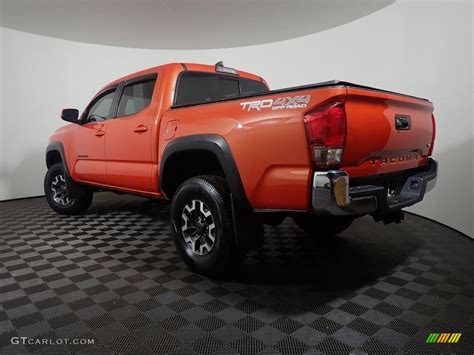 Inferno Orange Toyota Tacoma Trd Off Road Double Cab X