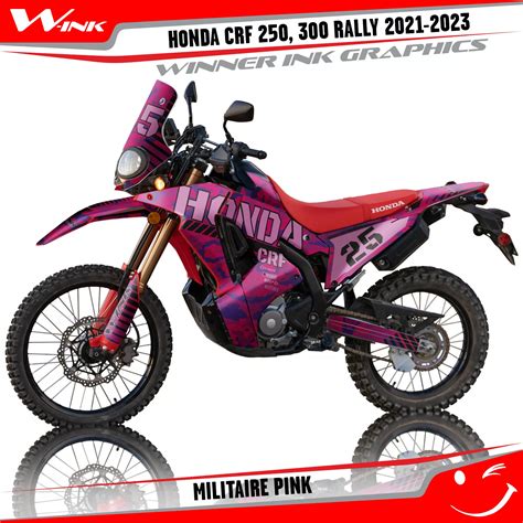 Graphics Honda CRF 250 300 Rally 2021-2023 Militaire Colourful