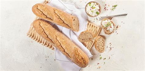 Baguette C R Ales Graines Pr Cuite Sur Pierre Avec Du Levain Menissez