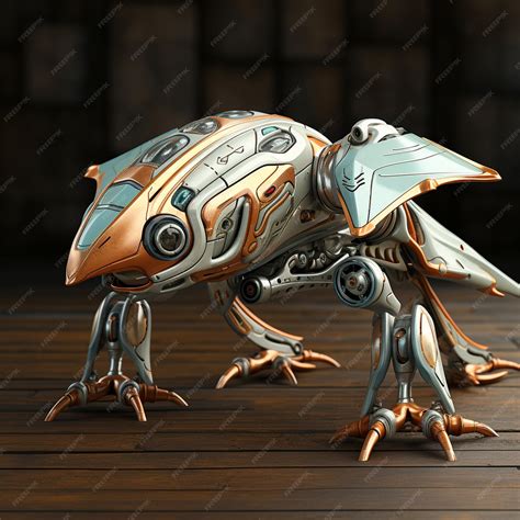 Premium Photo | 3D cartoon Pterodactyl robot