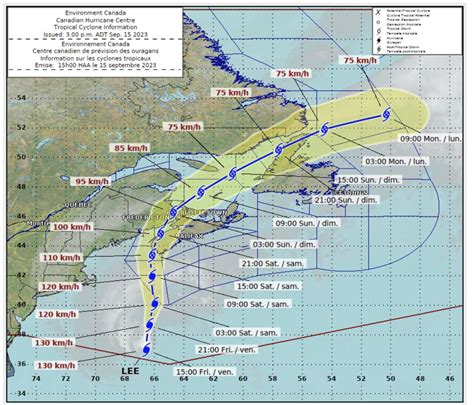 Hurricane Lee Update September 16 2023 Radio Amateurs Of Canada