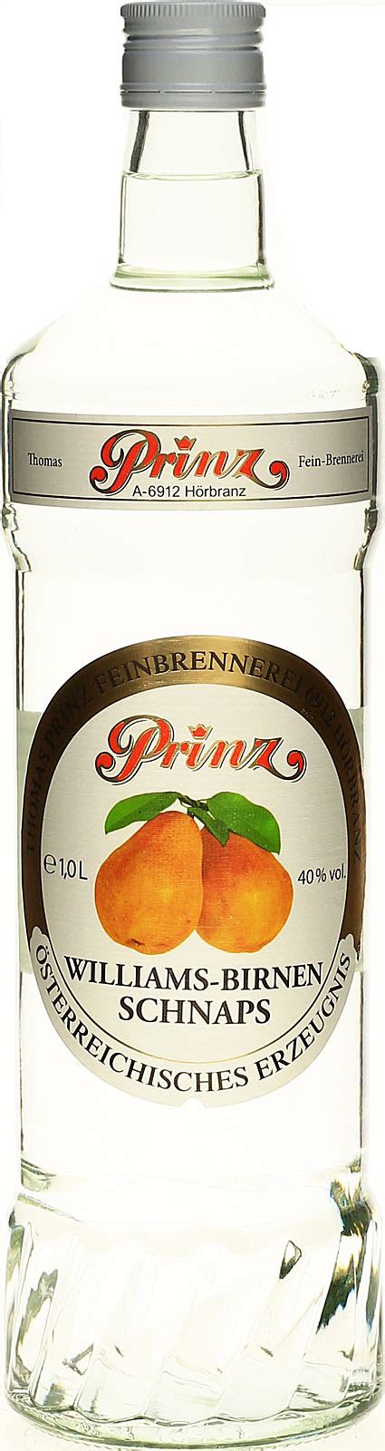 Prinz Williams Birnen Schnaps 1 0 Liter im Shop günsti