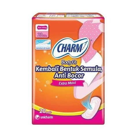 Pembalut Charm Body Fit Extra Maxi Non Wing Pads Lazada Indonesia