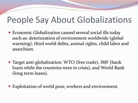 Ppt Anti Globalization Powerpoint Presentation Free Download Id