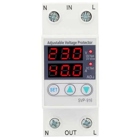 Protector de voltaje monofásico inteligente para electrodomésticos