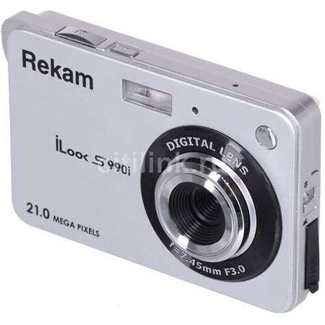 Цифровой фотоаппарат Rekam iLook S990i, серебристый в Екатеринбурге ...