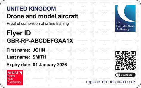 Drone Flyer Id Card Dittoprint