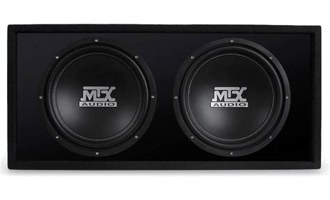 Mtx Rtl X D Ported Enclosure With Dual Road Thunder Subwoofers At