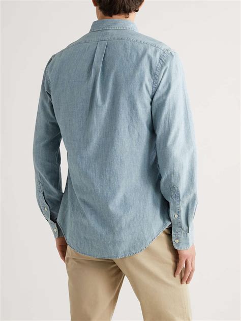 Polo Ralph Lauren Slim Fit Washed Cotton Chambray Shirt For Men Mr Porter