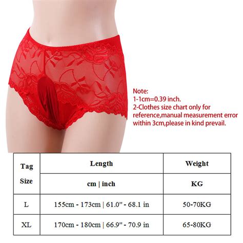 Men S Sexy Lingerie Sissy Pouch Lace Panties Underwear Boxer Briefs Gay Knickers EBay