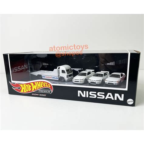 Hot Wheels Premium Nissan Skyline R32 R33 R34 Retro Rig Garage Set Loose Shopee Malaysia