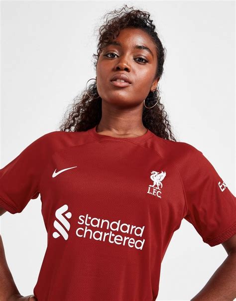 Liverpool 2022 23 Stadium Home Womens Nike Dri Fit Football Shirt