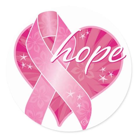 Breast Cancer Pink Ribbon Stickers For Breast Cancer Awareness Fundraisers