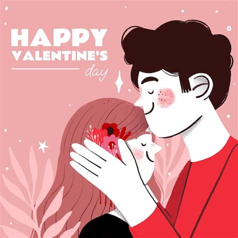 Free Vector | Hand drawn valentine's day illustration