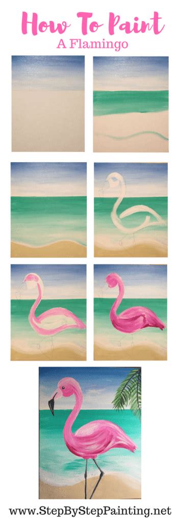 Flamingo Painting - Learn How To Paint A Flamingo Step By Step ...