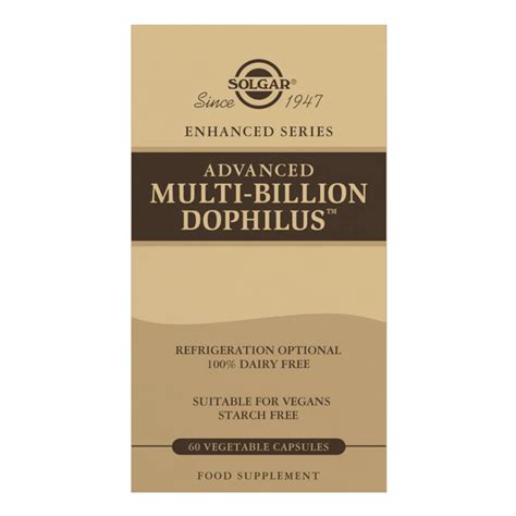 Solgar Advanced Multi-Billion Dophilus: 60 caps - New leaf Health Store