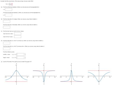 Solved Consider The Following Function If An Answer Does Chegg