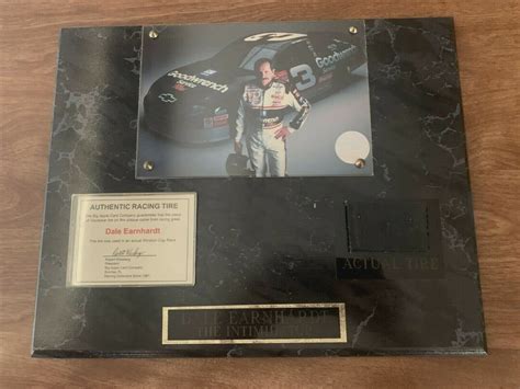 Vintage Dale Earnhardt The Intimidator Wall Plaque Authentic Racing