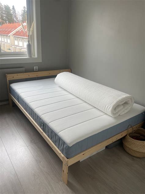 IKEA 140 Cm Seng Med Madrass Og Overmadrass FINN Torget