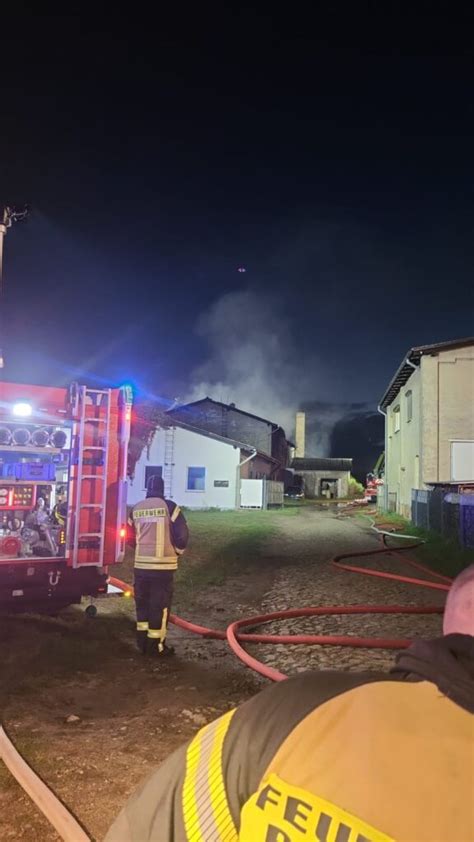 Geb Udebrand In Torgelow Unterst Tzung Der Einsatzleitung Mit Der