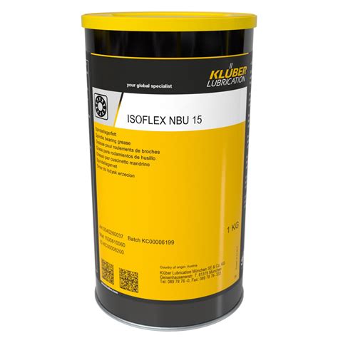 Klüber Lubrication Isoflex NBU 15 1 kg 0040260037 Gottwald Onlineshop