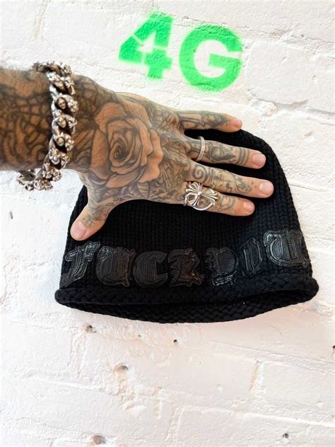 Chrome Hearts Chrome Hearts New FUCK YOU Cashmere Bea Gem