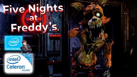 Gameplay De Fnaf Plus Restored Con Un Intel Celeron N3060 151 YouTube