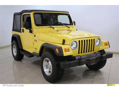 2004 Solar Yellow Jeep Wrangler X 4x4 24589429 Photo 19 Gtcarlot