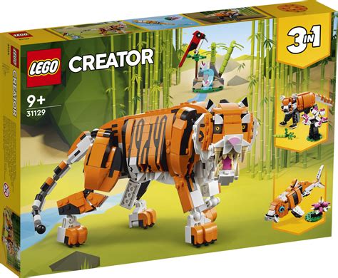 LEGO ЛЕГО Creator 3 в 1 Величественный Тигр 31129 — Купить Недорого на ...