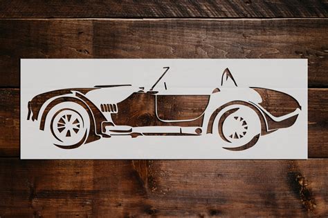 Sports Car Stencil - Art and Wall Stencil - Stencil Giant