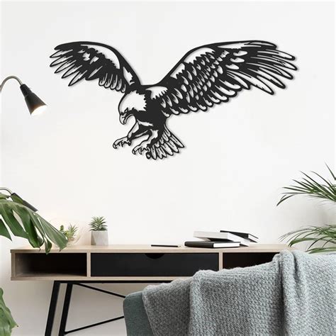 Eagle Metal Wall Art Eagle Wall Decor Wall Hangings Home - Etsy | Eagle wall art, Eagle metal ...