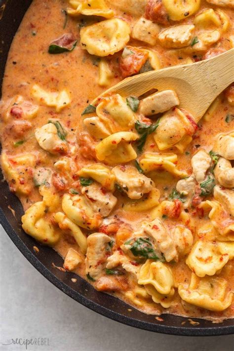 Italian Chicken Tortellini Skillet Recipe Video