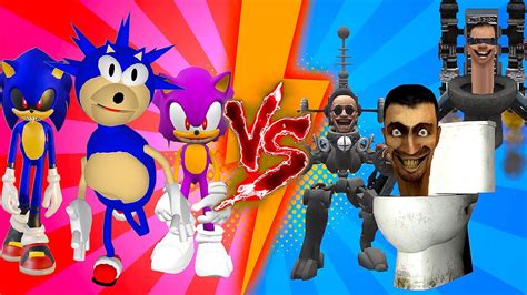 Sanic VS Skibidi Toilet VS Upgrade Camera Man Level Up Boss Fan Made