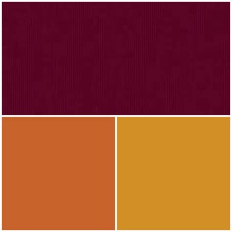 Fall Wedding Colors Pallet Wine Maroon Burnt Orange Golden Yellow