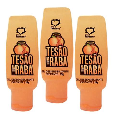 KIT Tesão Na Raba Gel Dessensibilizante e Excitante Anal Aphrodisia Gel para Sexo