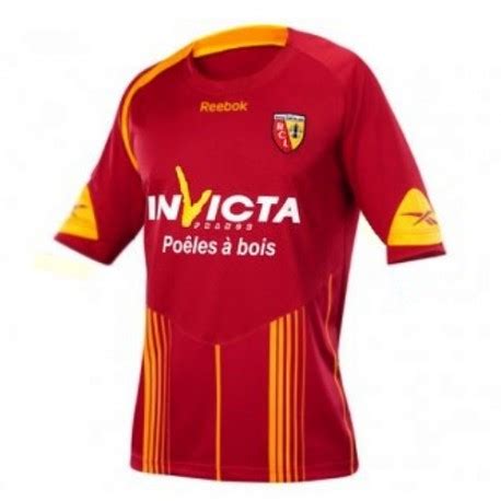 Rc Lens Home Football Shirt Reebok Sportingplus Passion For Sport