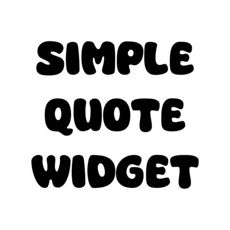 Simple Quote Widget by Arthur Marty