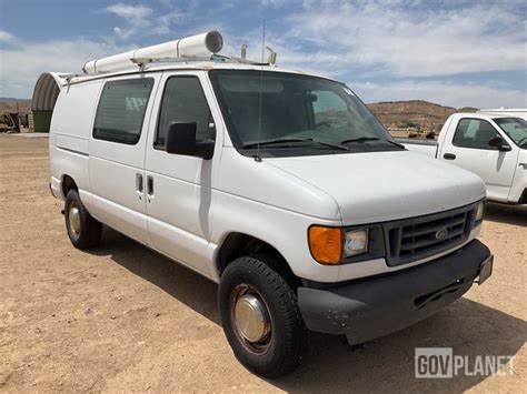 Surplus 2003 Ford Econoline E 350 Super Duty 4x2 Cargo Van In Yermo