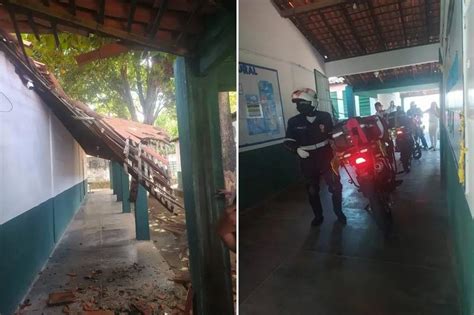 Telhado De Escola Desaba E Aluna Fica Ferida Na Zona Sudeste De Teresina