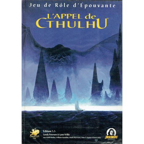 L Appel de Cthulhu Edition 5 5 livre de règles jdr en VF LudoSpherik