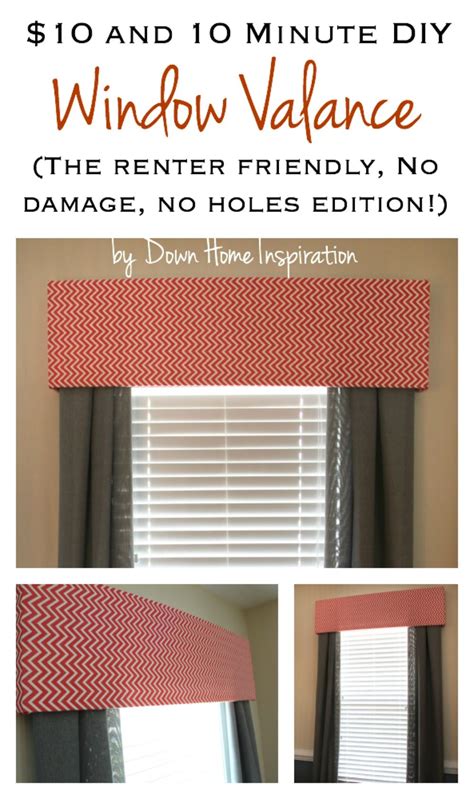 Easy Diy No Sew Window Valance Artofit